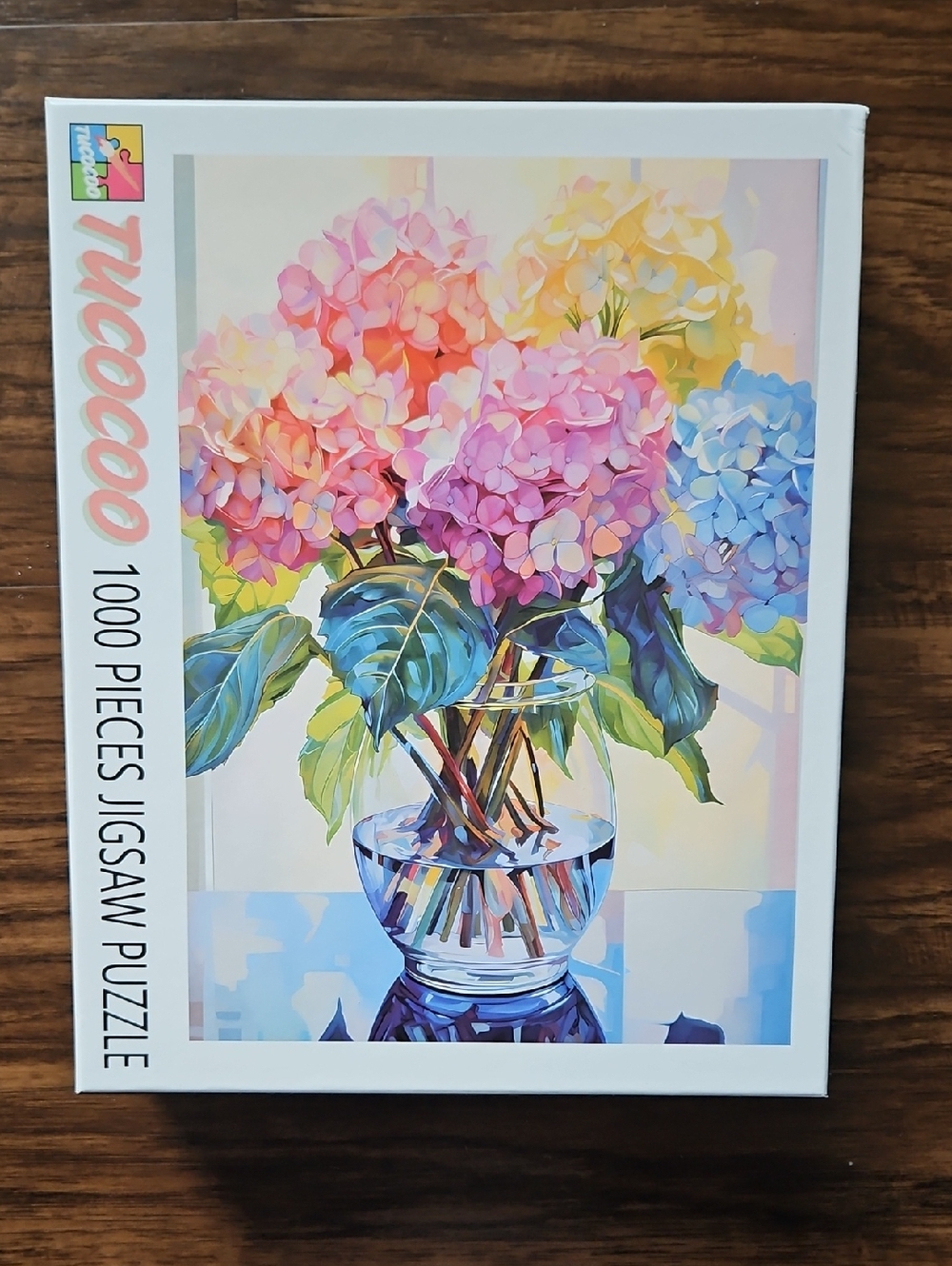 Colorful Hydrangea 1000-Piece Jigsaw Puzzle